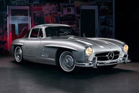 عکاسی از مرسدس بنز ۳۰۰SL Gullwing + عکس